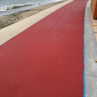 Carriles bici en Cambrils con pintura al agua de alta resistencia