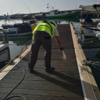 Rehabilitación de diferentes superficies en el Puerto de Cambrils